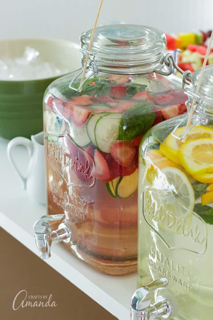 barbecue bridal shower beverages