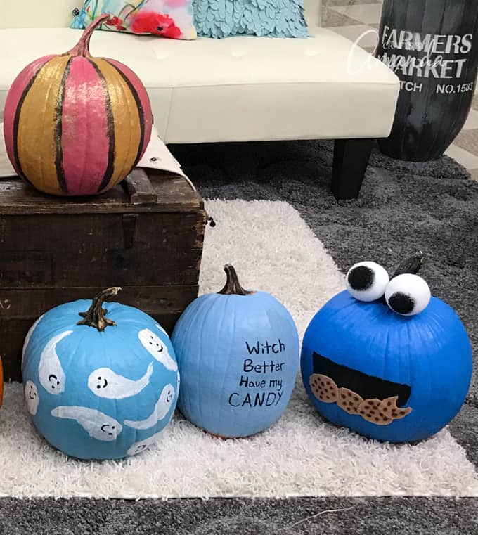 painted pumpkins