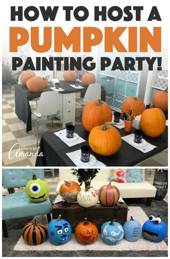 pumpkin painting party