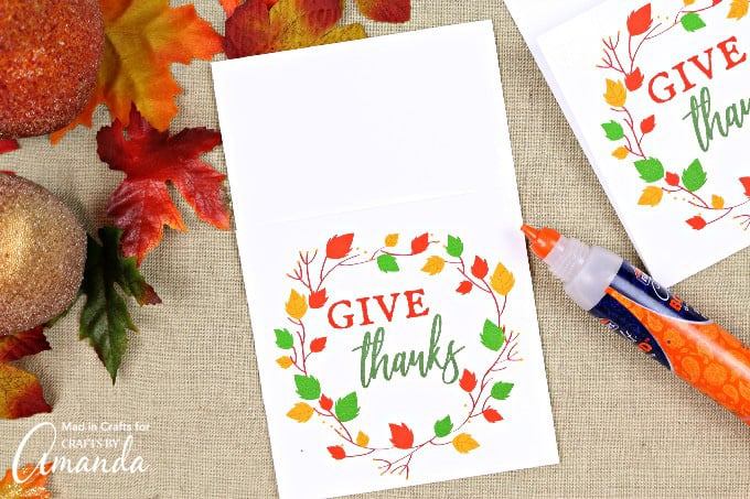 How to make Printable Thanksgiving Utensil Holders 
