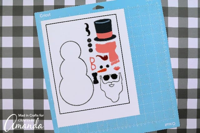 build a snowman printable before cutting