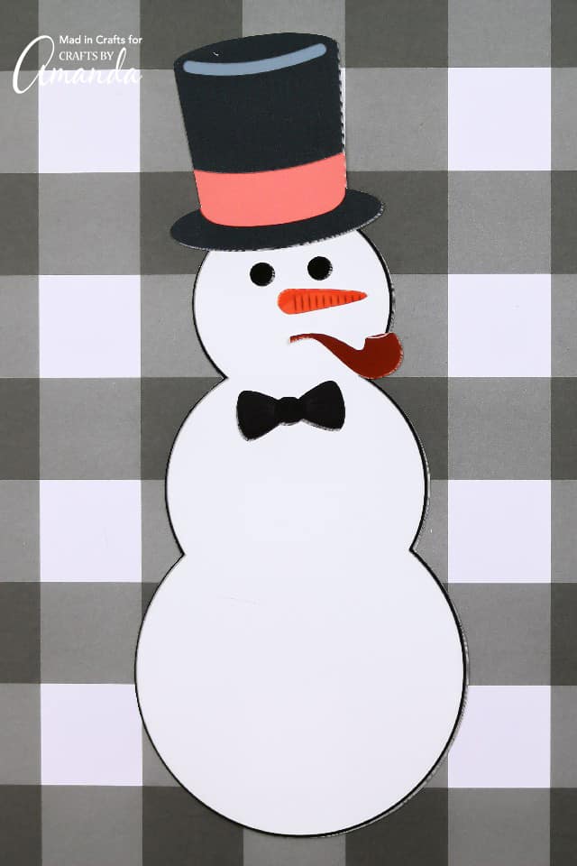 Build a Snowman Printable and Tutorial Crafts by Amanda