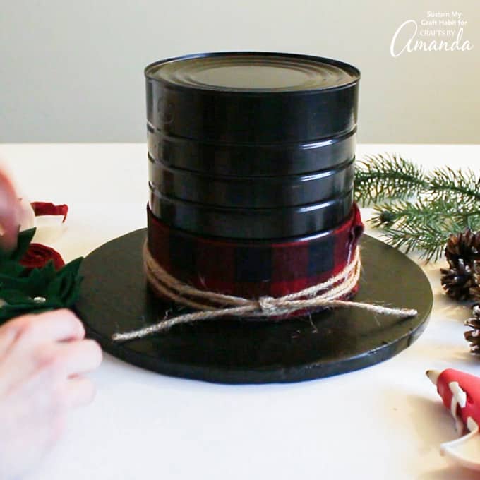 How to Make Recycled Tin Can Snowmen for Christmas