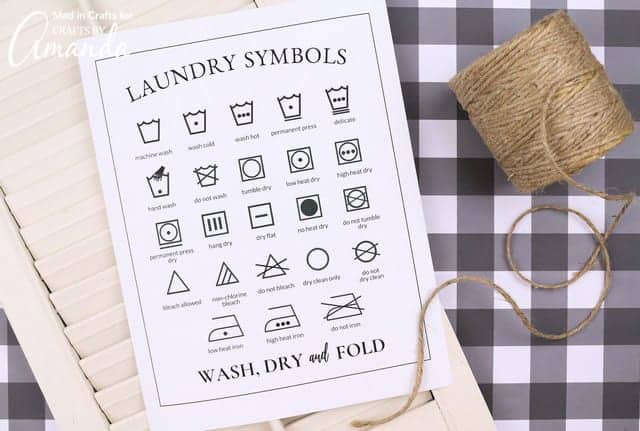 Laundry Room Makeover + FREE Printable Laundry Labels!