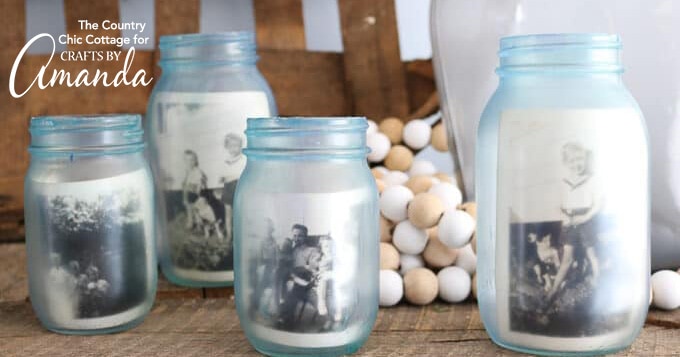 Beautiful Sea Glass Painted Mason Jars - Angie Holden The Country