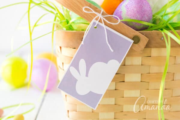 Printable Easter Basket Tags: adorable pastel colored Easter tags