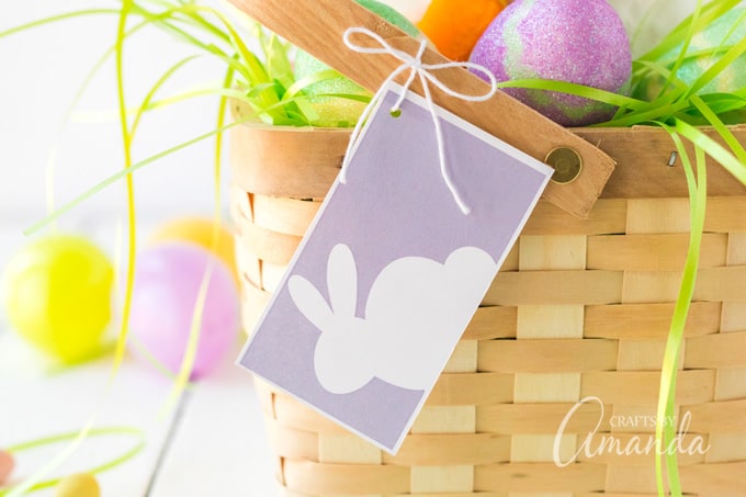 Printable Easter Basket Tags