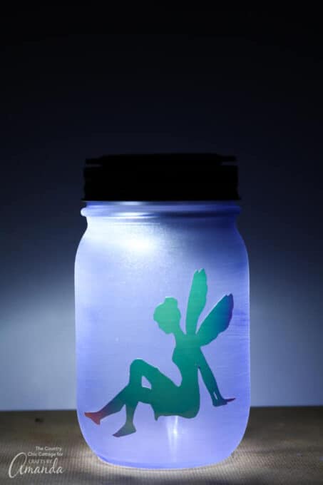 Mason Jar Night Light- solar powered mason jar night lights