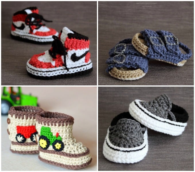 crochet vans slippers free pattern