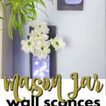 mason jar wall sconces pin image