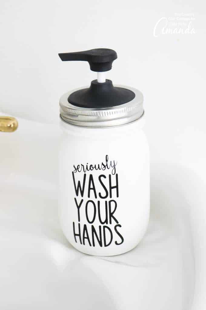 Mason Jar Soap Dispenser v1