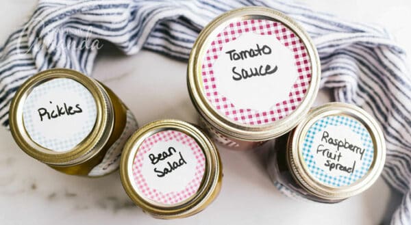 Labels for Jars - free printable mason jar labels - Crafts by Amanda