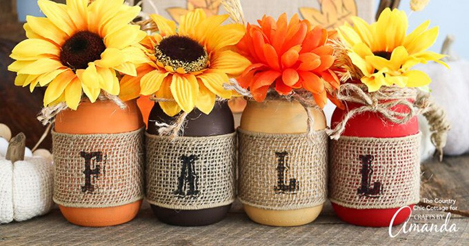 Fall Mason Jars