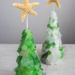 DIY seaglass Christmas tree