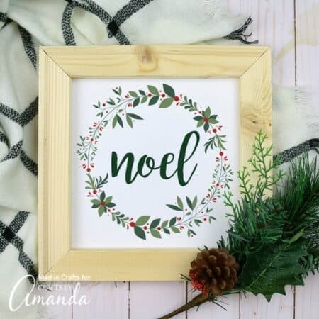 Rustic Christmas Printables - Crafts by Amanda