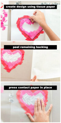 Heart Suncatcher Tutorial - Crafts by Amanda - Valentine's Day Crafts