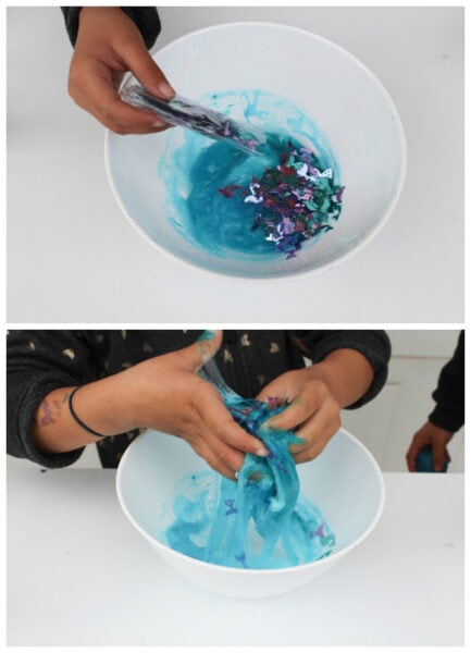 How to Make Mermaid Slime - Crafts by Amanda - Beach Crafts for Kids