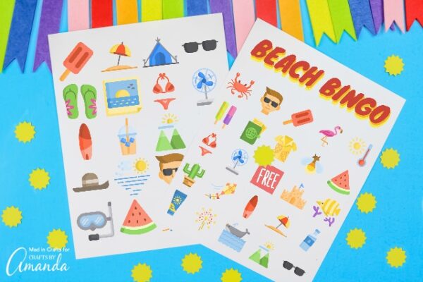 Beach Bingo - Crafts by Amanda