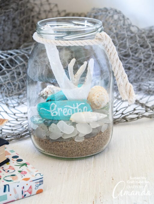 Beach Terrarium - Crafts by Amanda - Beach Crafts