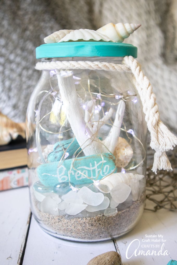 Beach Terrarium - Crafts by Amanda