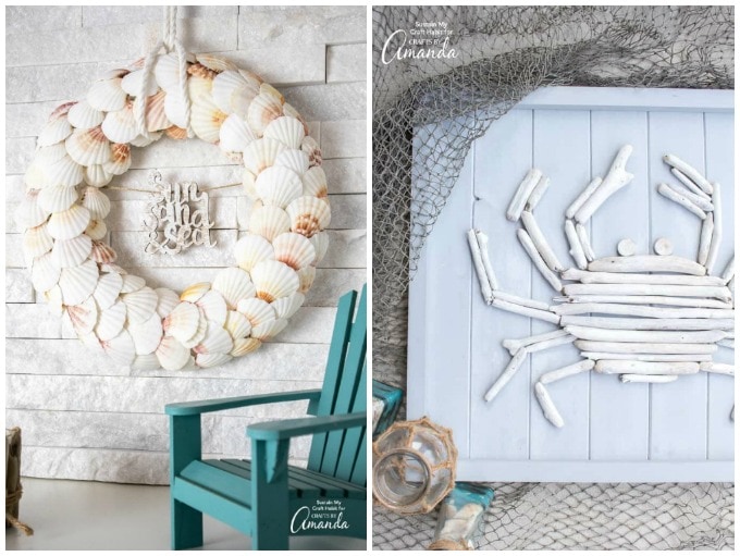 29 Beach Crafts Coastal Diy Wall Art Crafts By Amanda