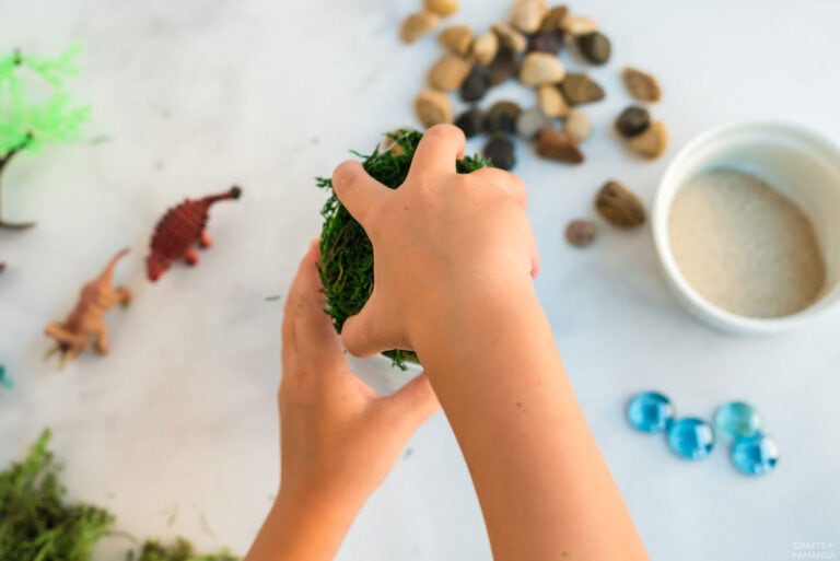 Dinosaur Nightlight Terrarium Crafts by Amanda Animal Crafts for Kids