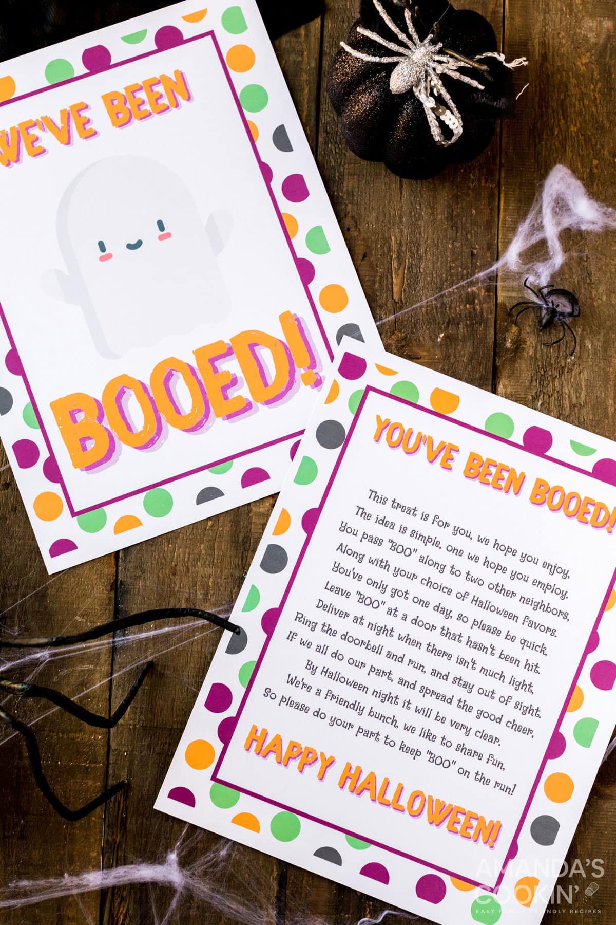 You've Been Booed! Free Embroidery Pattern and Printable Tags