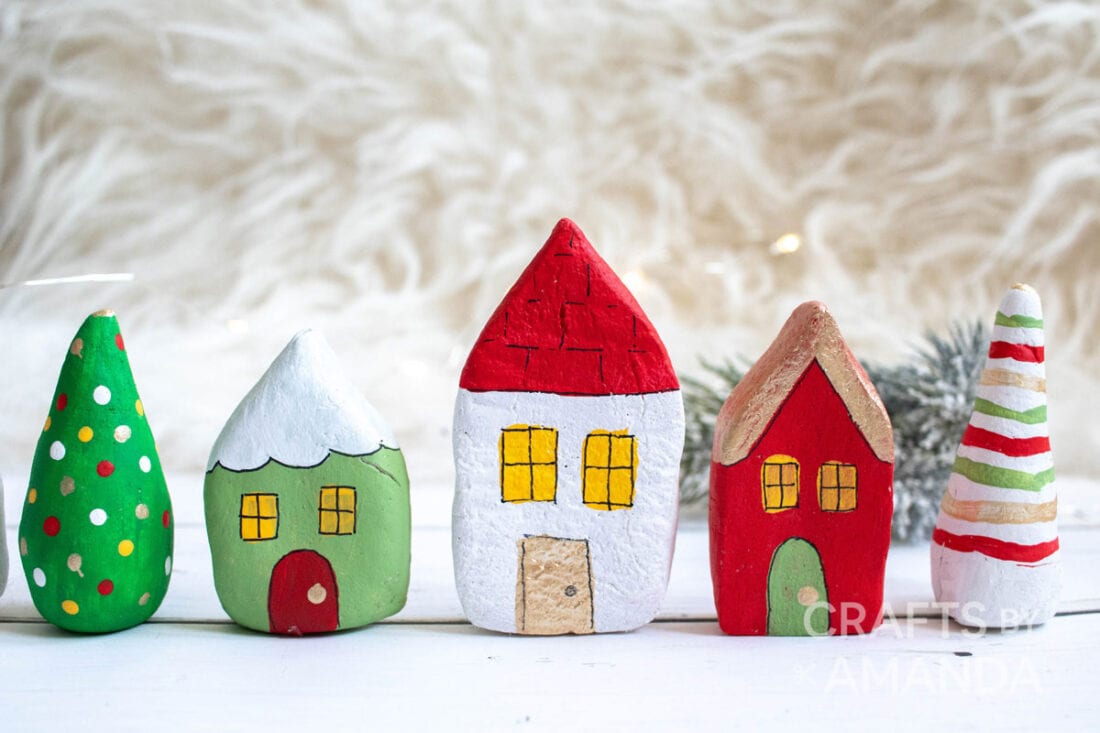 Salt Dough Houses Crafts by Amanda Christmas Crafts
