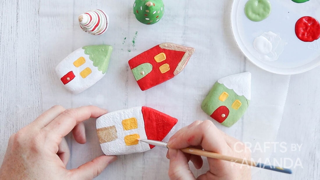 Salt Dough Houses Crafts by Amanda Christmas Crafts