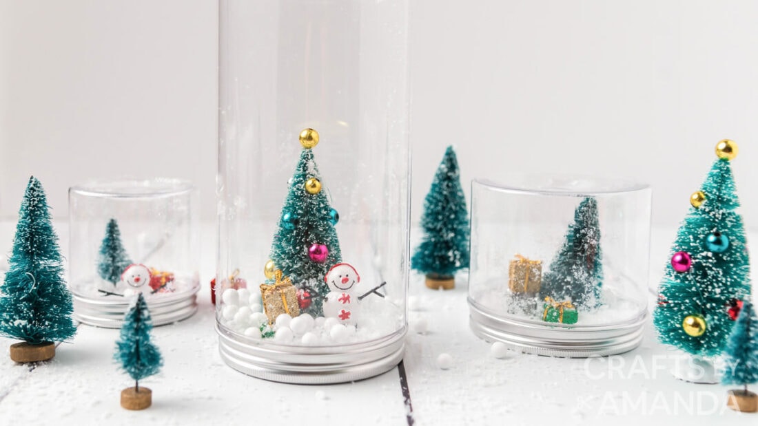 Waterless Snow Globes Crafts by Amanda Christmas Crafts