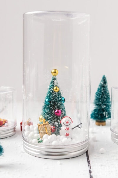 Waterless Snow Globes - Crafts by Amanda - Christmas Crafts