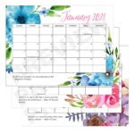 floral calendars