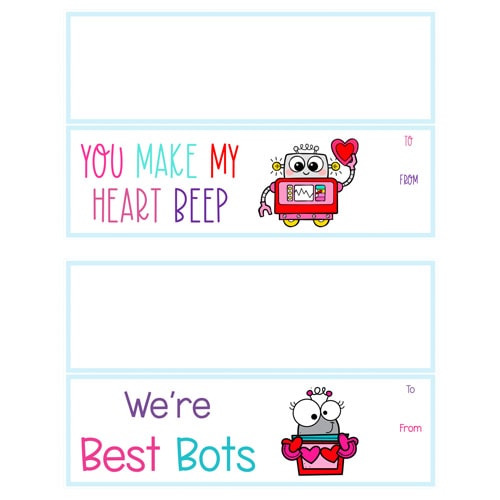 robot valentines