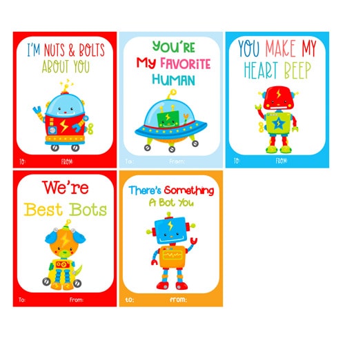 I Am Nuts & Bolts About You Valentine . Robot Valentines . Valentine's –  Scrap Bits