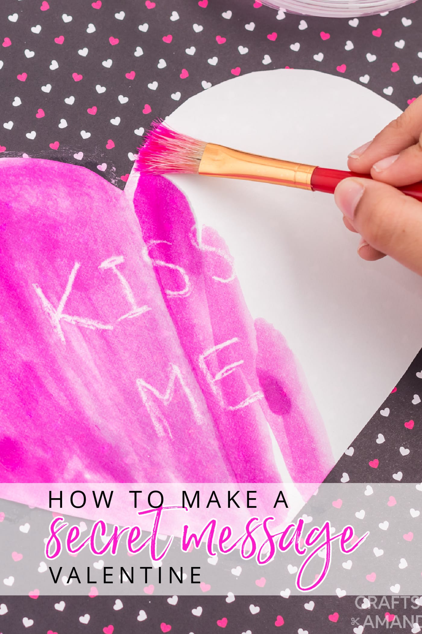 Secret Message Valentine: create your own DIY Valentine!