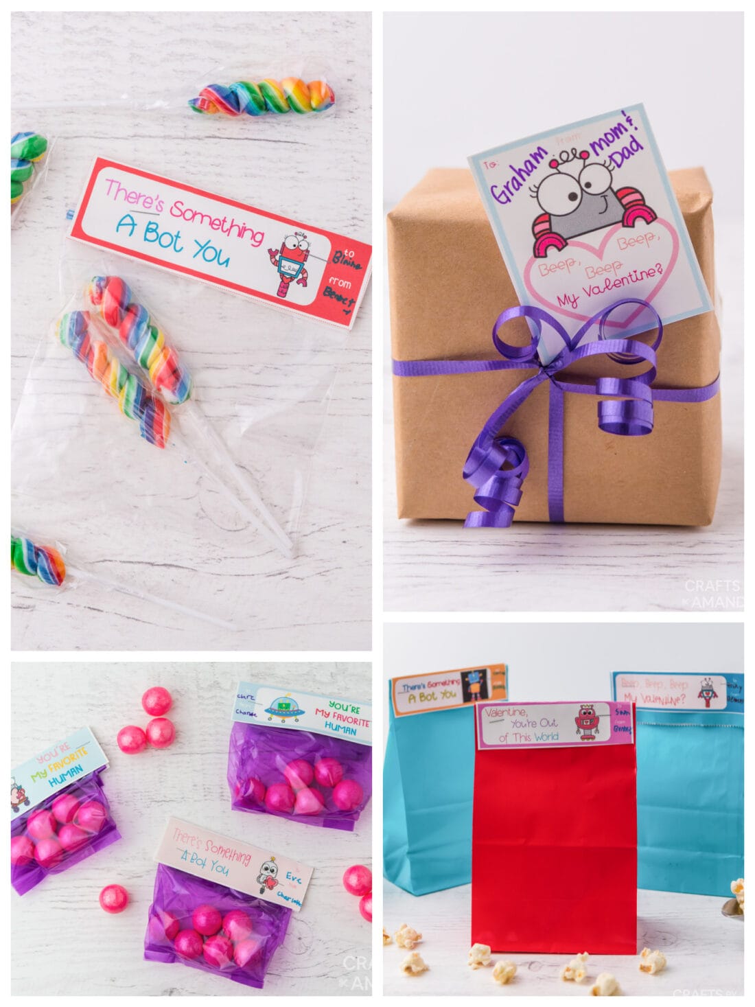 Free Printable Valentine's Wrapping Paper » Lovely Indeed