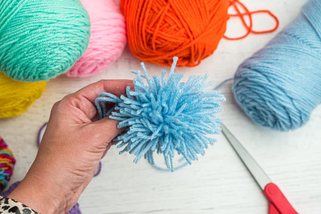 How to Make a Pom Pom - Crafts by Amanda - Crafts for Seniors