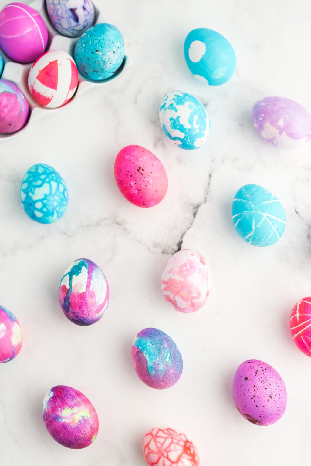 7 Cool Ways to Decorate Easter Eggs - Crafts by Amanda