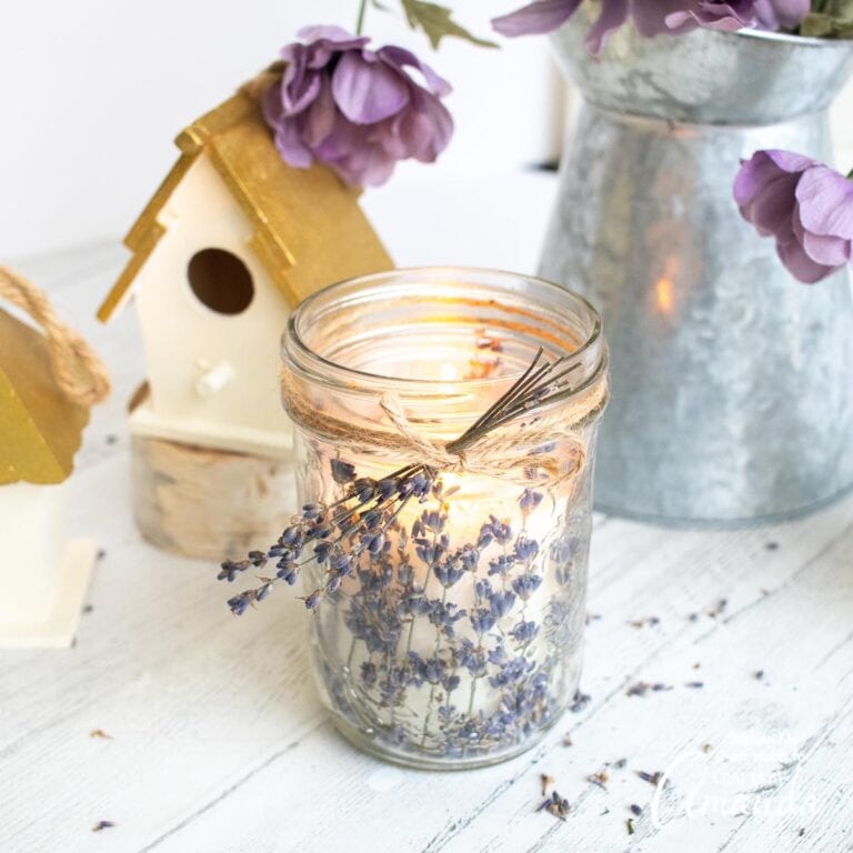DIY lavender candles SQ