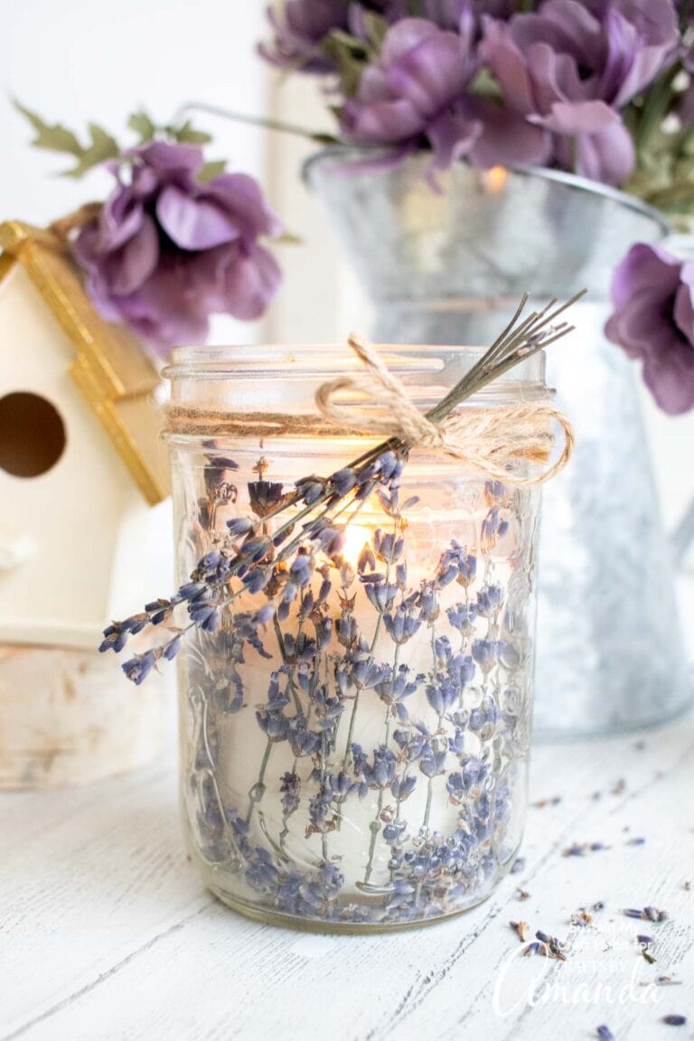Lavender Candles - Crafts by Amanda
