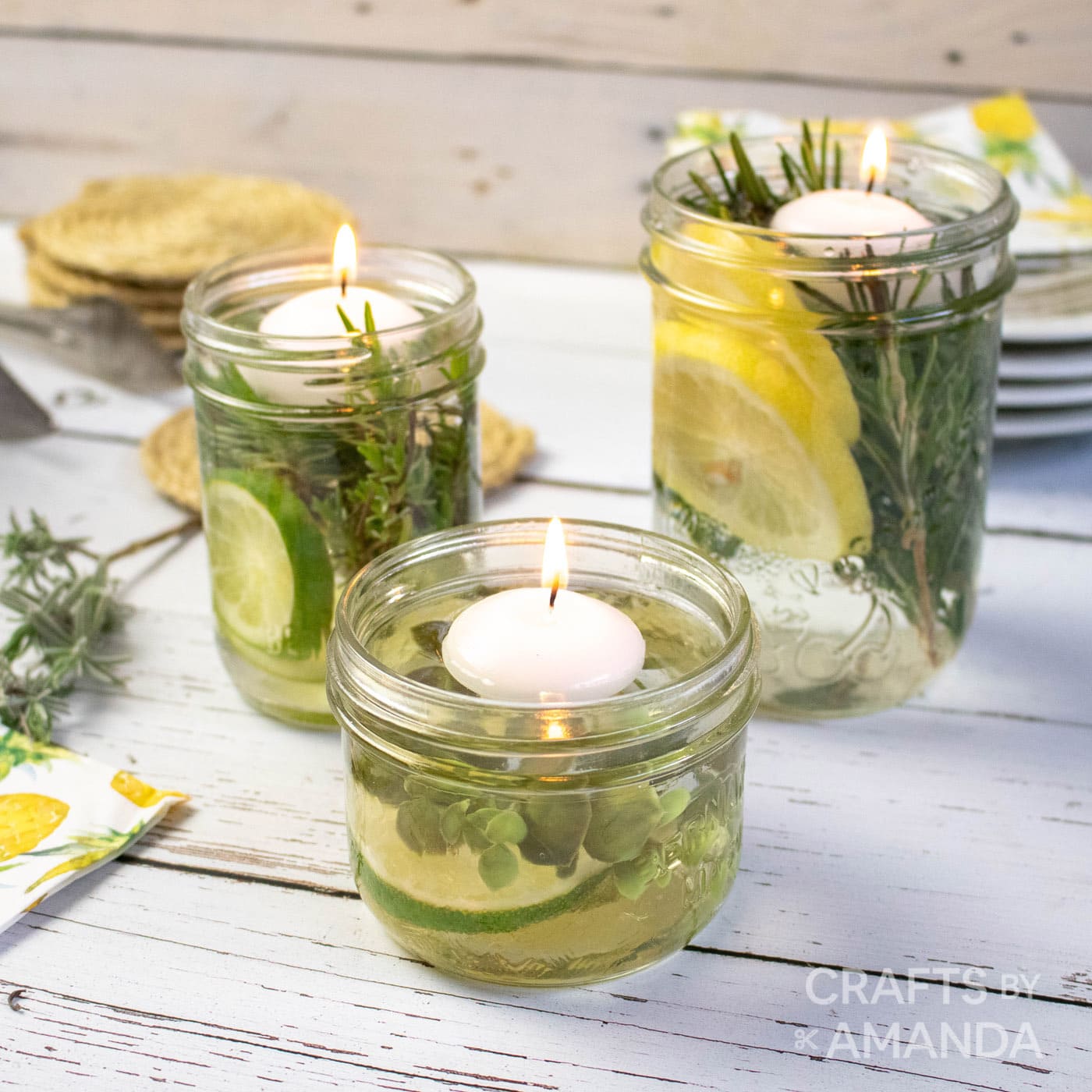 DIY Oil Candle Lights - Easiest Ever!  Oil candles diy, Mason jar oil  candle, Homemade candles