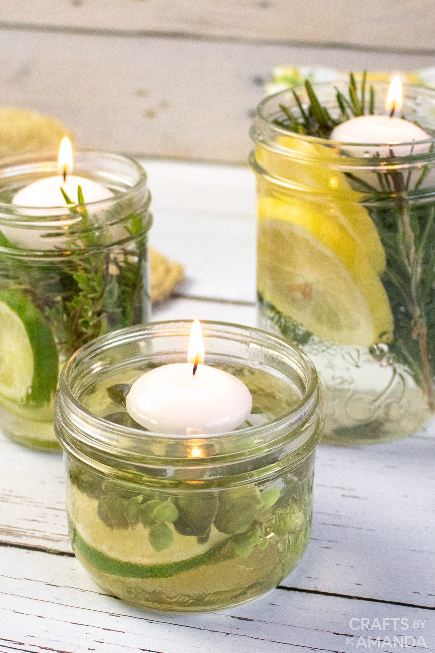 DIY Mosquito Repellent Candles Crafts by Amanda Mason Jar Crafts