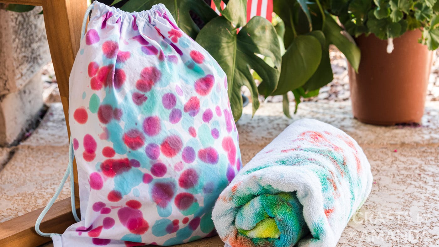 Tie dye hotsell backpack diy