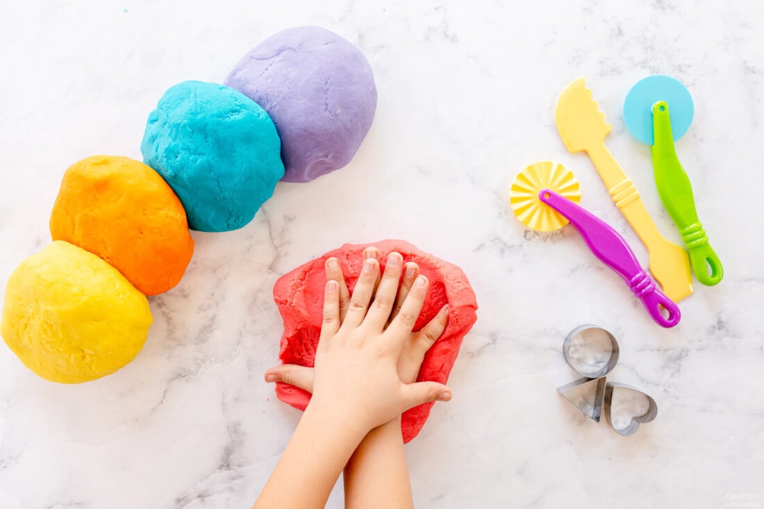 How to Make Play Dough - Crafts by Amanda