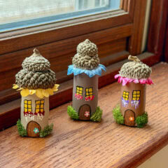 wine cork fairy houses