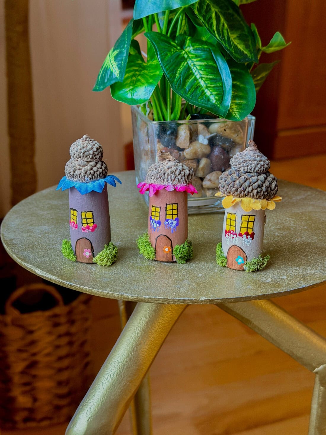 wine cork fairy houses