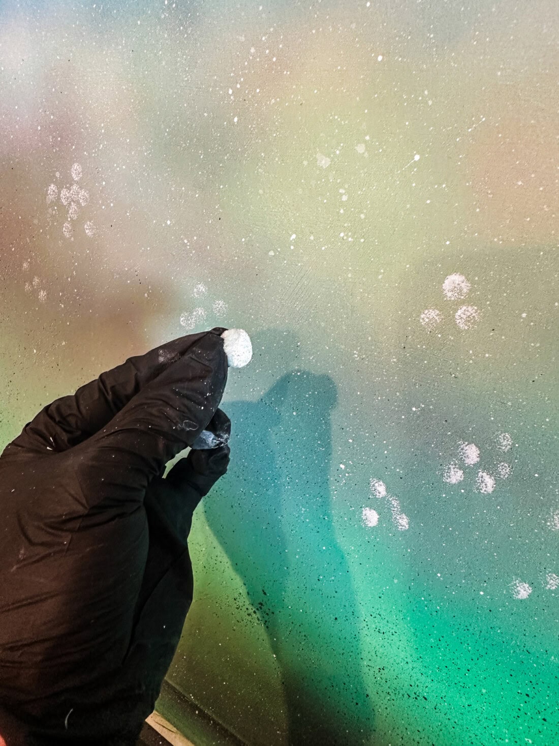 Adding color with cotton